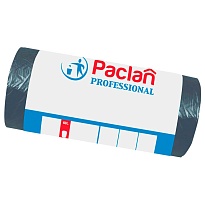 Мешки для мусора 60 л, черные, в рулоне 50 шт., ПНД, 6,2 мкм, 800х600 мм, PACLAN Professional, 604078 в Уссурийске