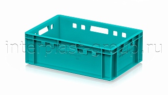 Ящик для мяса и колбасных изделий Е-2 бирюзовый в Уссурийске