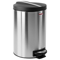 Ведро-контейнер для мусора (урна) с педалью LAIMA Modern, 12 л, матовое, нержавеющая сталь, со съемным внутренним ведром в Уссурийске Ведро-контейнер для мусора (урна) с педалью LAIMA Modern, 12 л, матовое, нержавеющая сталь, со съемным внутренним ведром в Уссурийске
