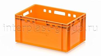 Ящик для мяса и колбасных изделий Е-3 оранжевый в Уссурийске Ящик для мяса и колбасных изделий Е-3 оранжевый в Уссурийске