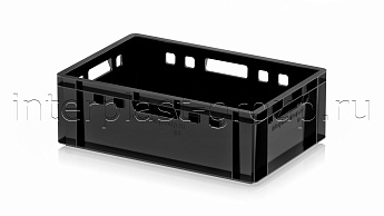 Ящик для мяса и колбасных изделий Е-2 черный в Уссурийске Ящик для мяса и колбасных изделий Е-2 черный в Уссурийске