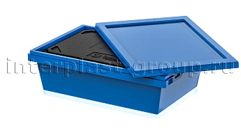Изотермический контейнер KV 6416 в сборе с крышкой голубой в Уссурийске