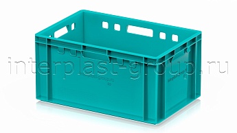 Ящик для мяса и колбасных изделий Е-3 бирюзовый в Уссурийске