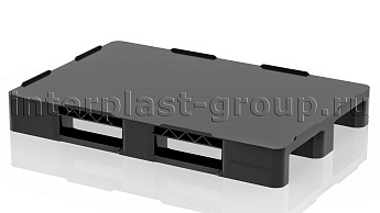 Поддон пластиковый сплошной на двух полозьях в Уссурийске