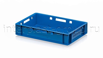 Ящик для мяса и колбасных изделий Е-1 голубой в Уссурийске