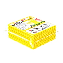 Мешки для мусора 160 л, желтые, в пачке 10 шт., ПВД, 40 мкм, 900х1100 мм, i-Bag в Уссурийске