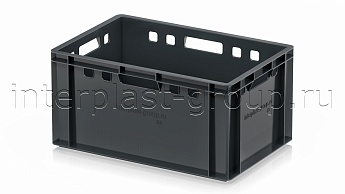 Ящик для мяса и колбасных изделий Е-3 темно-серый в Уссурийске