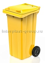 Мусорный контейнер 120 л желтый 120 желтый в Уссурийске Мусорный контейнер 120 л желтый 120 желтый в Уссурийске